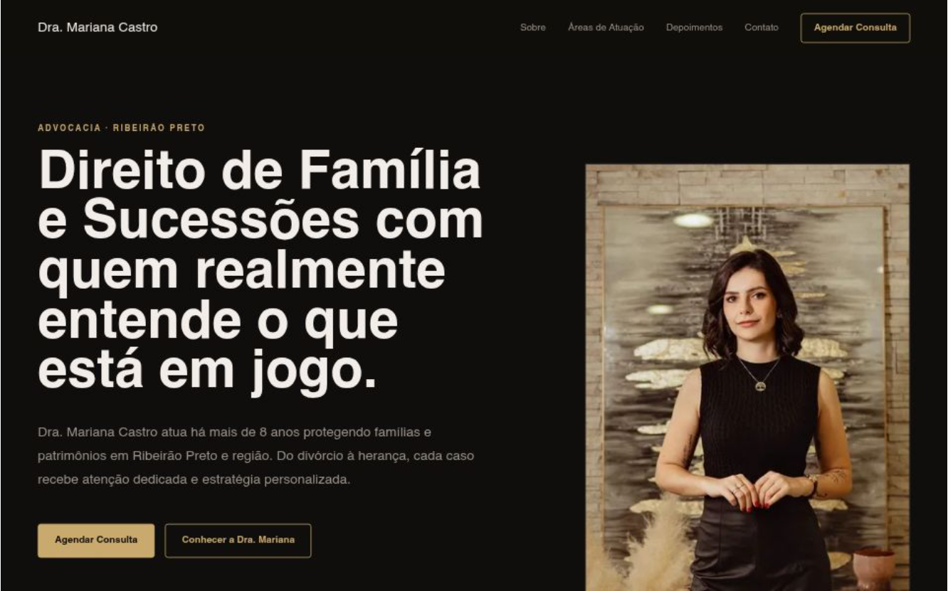 Preview do projeto Advogada