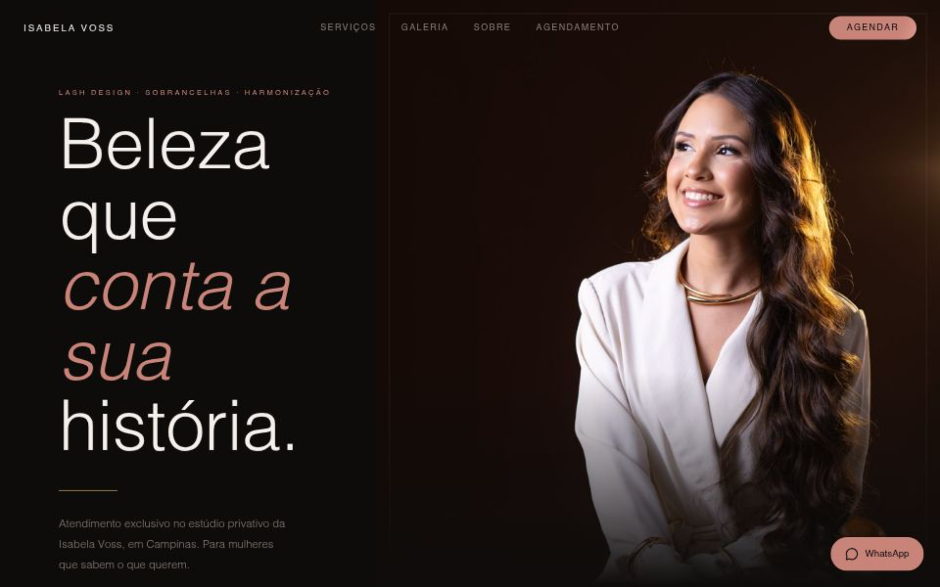 Preview do projeto Beleza